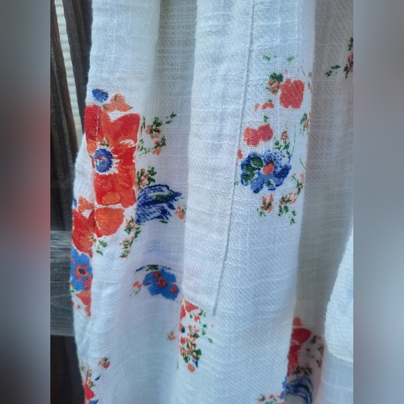 Anthropologie Ingalls Tie Waist Dress Cottagecore Summer Dress Size 2 - Picture 6 of 10